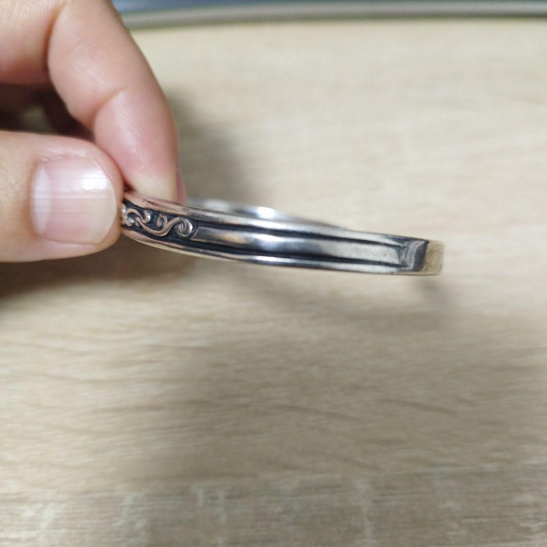 【レア】ビルウォールレザー　ウェーブバングル　スモール