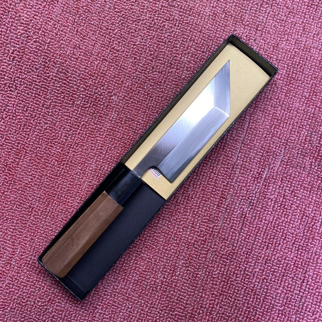 白ニ鋼　うなぎ裂き包丁　120㎜　4寸