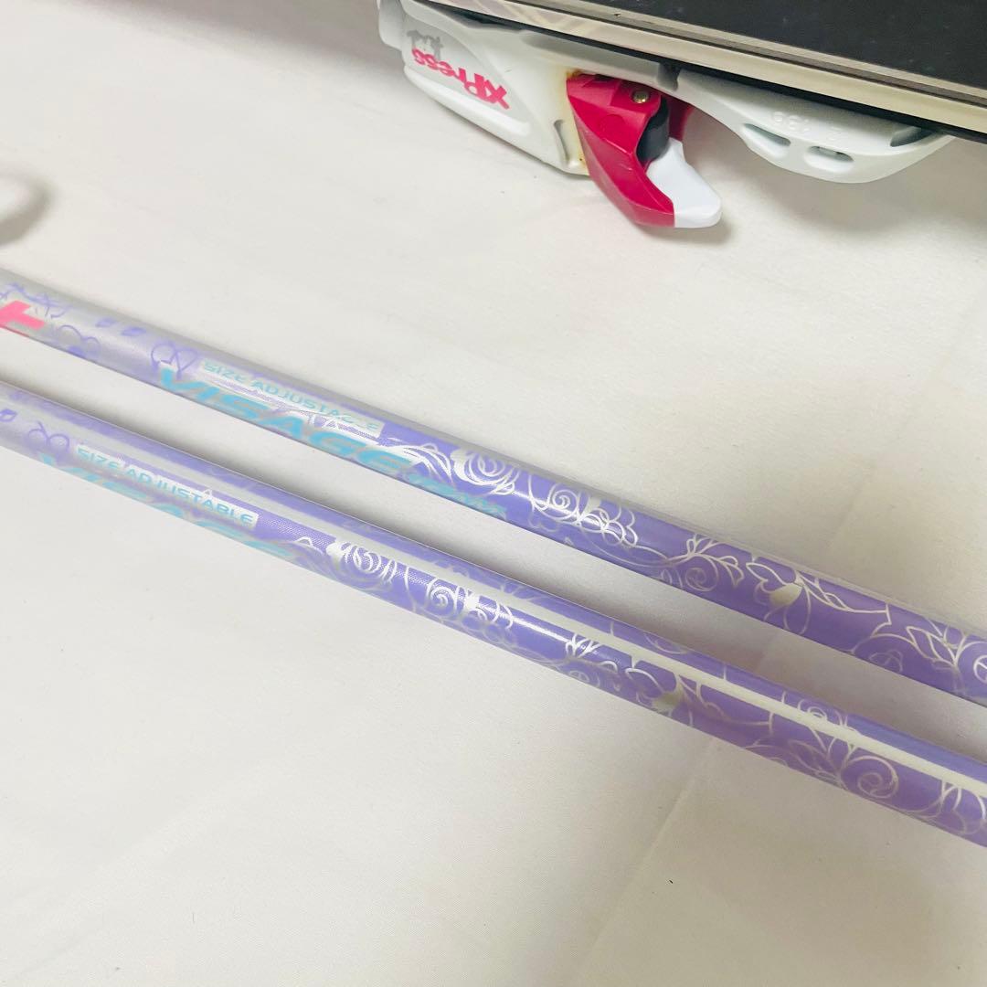 HART ROCKER ハート ロッカー130cm スキー ブーツ ストック付き