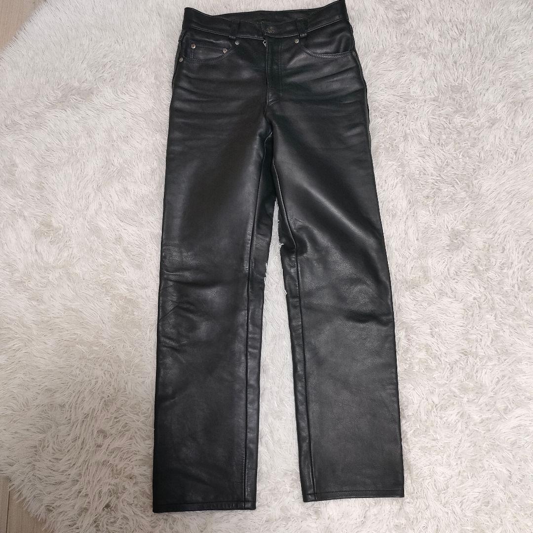 Schott 90s 牛革パンツ ブラック 激レア レザーパンツ