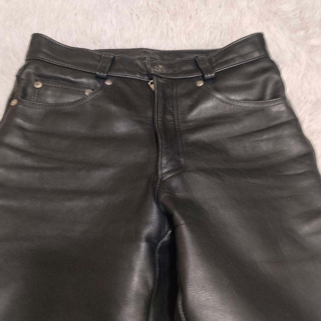 Schott 90s 牛革パンツ ブラック 激レア レザーパンツ
