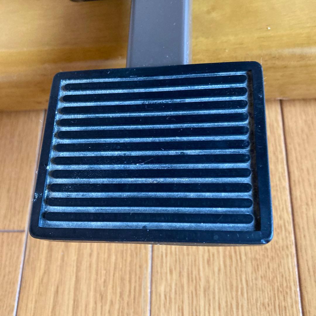 センターテーブル　高さ調節可能 ブラウン