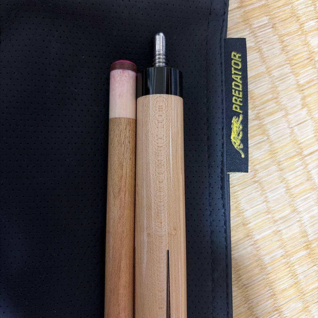 ビリヤードキュー 木製 ケース付き