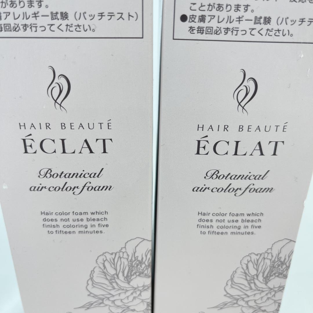 新品・未使用品☘️ ヘアボーテ エクラ ボタニカルエアカラーフォーム 2本