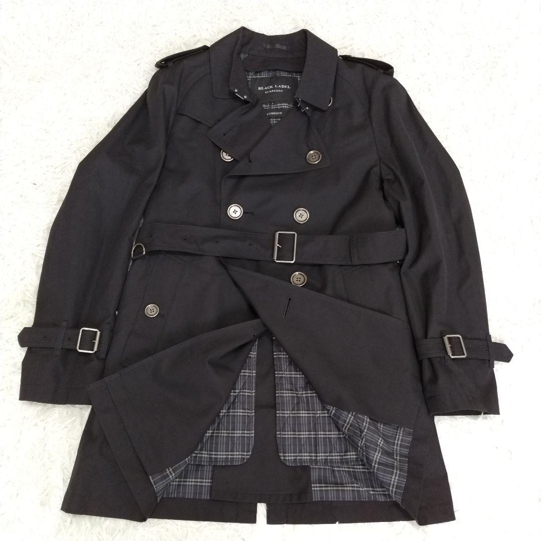極美品　バーバリーブラックレーベル　クレストブリッジ　トレンチコート　ライナー