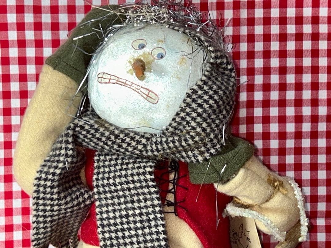 アメリカの作家Sew be it ソービーイットスノーマンカントリードール