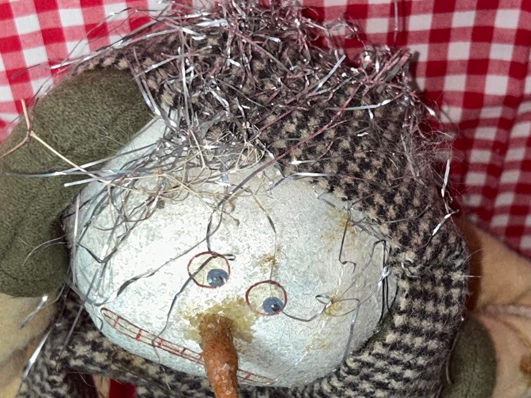 アメリカの作家Sew be it ソービーイットスノーマンカントリードール