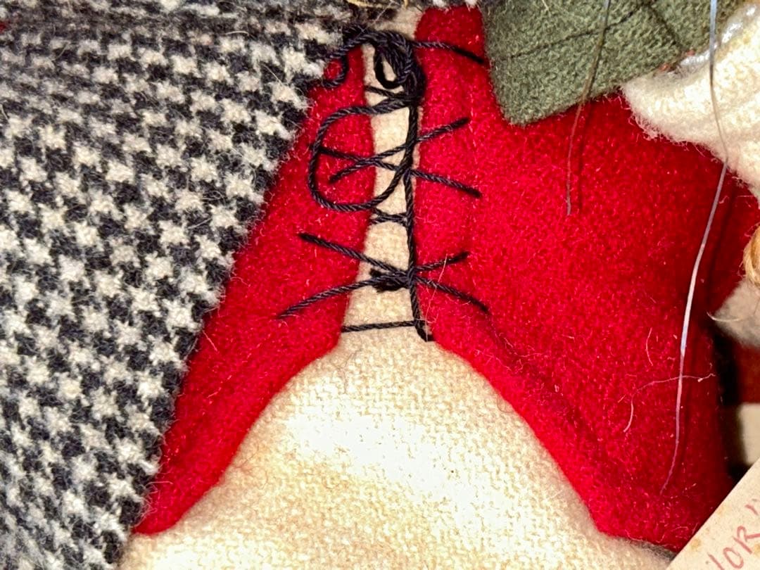 アメリカの作家Sew be it ソービーイットスノーマンカントリードール