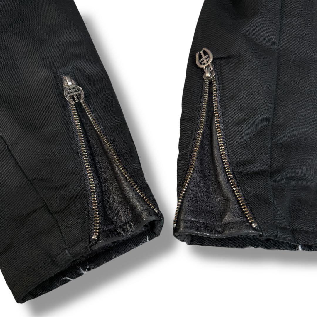 美品 Schott × CRIMIE 別注 コラボ 切替 ライダースジャケット