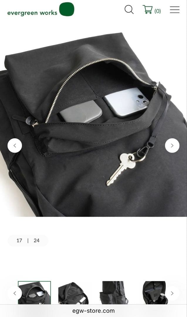 スタンダードサプライ ミルクロス デイリーデイパック ダークオリーブ