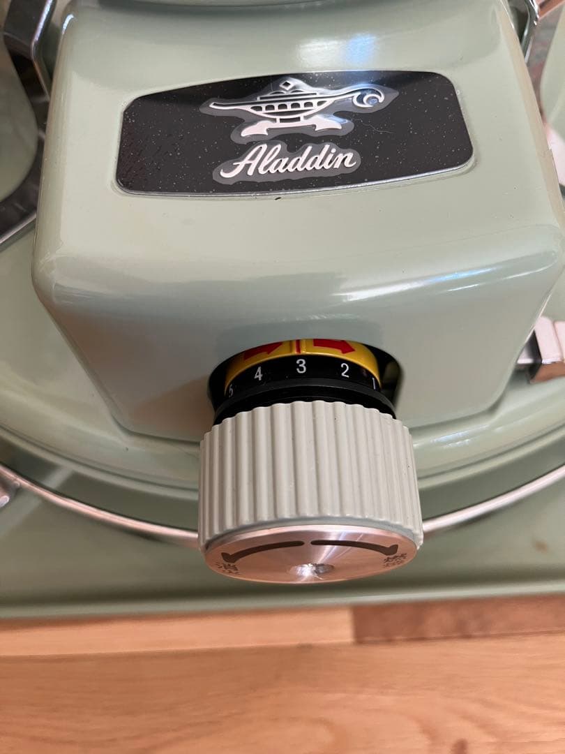 Aladdin ミントグリーン 灯油ストーブ