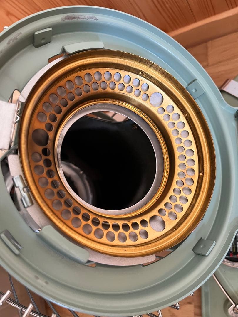 Aladdin ミントグリーン 灯油ストーブ