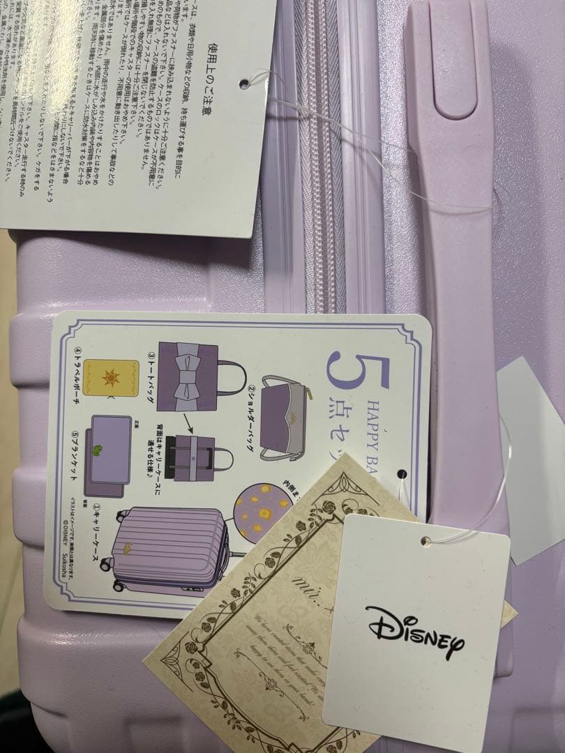 24時間限定価格 しまむら ちはる ラプンツェル キャリーケースhappybag
