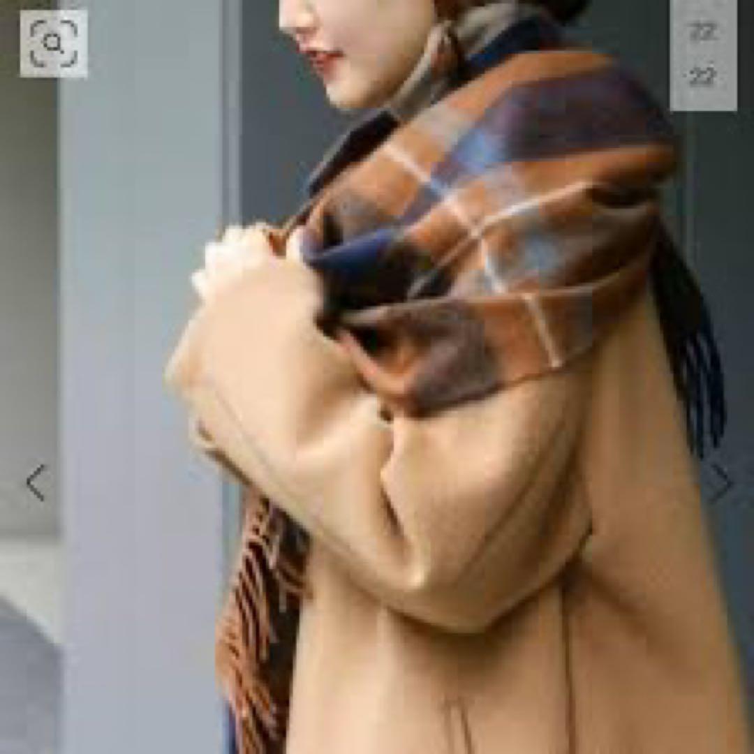 IENA BEGG＆CO チェック柄 ストール