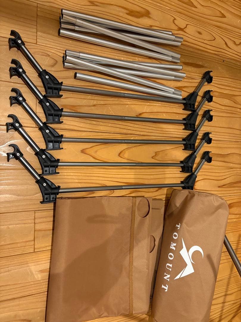 キャンプ用寝具まとめ売り　インフレーターマット・ローコット・枕・シーツ