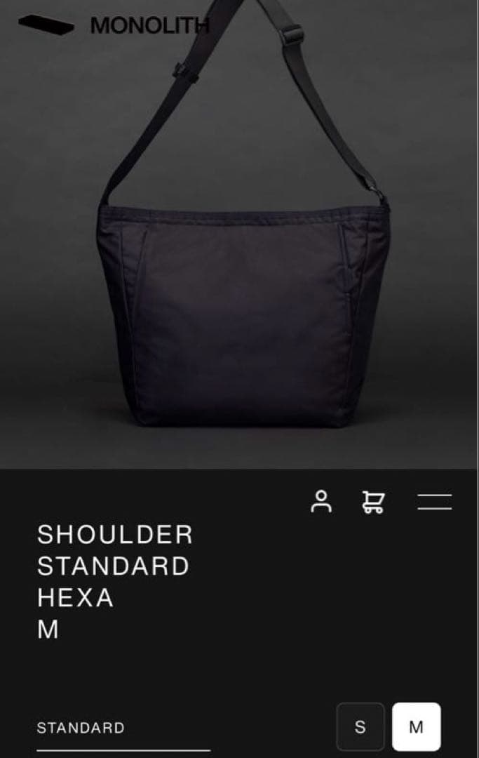 【即完人気】MONOLITH/モノリス　SHOULDER STANDARD