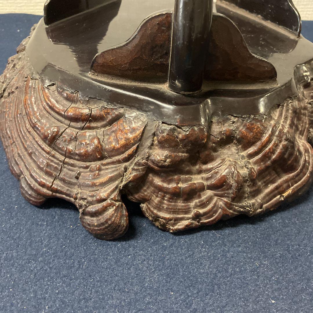 漆器　猿のこしかけの盛器