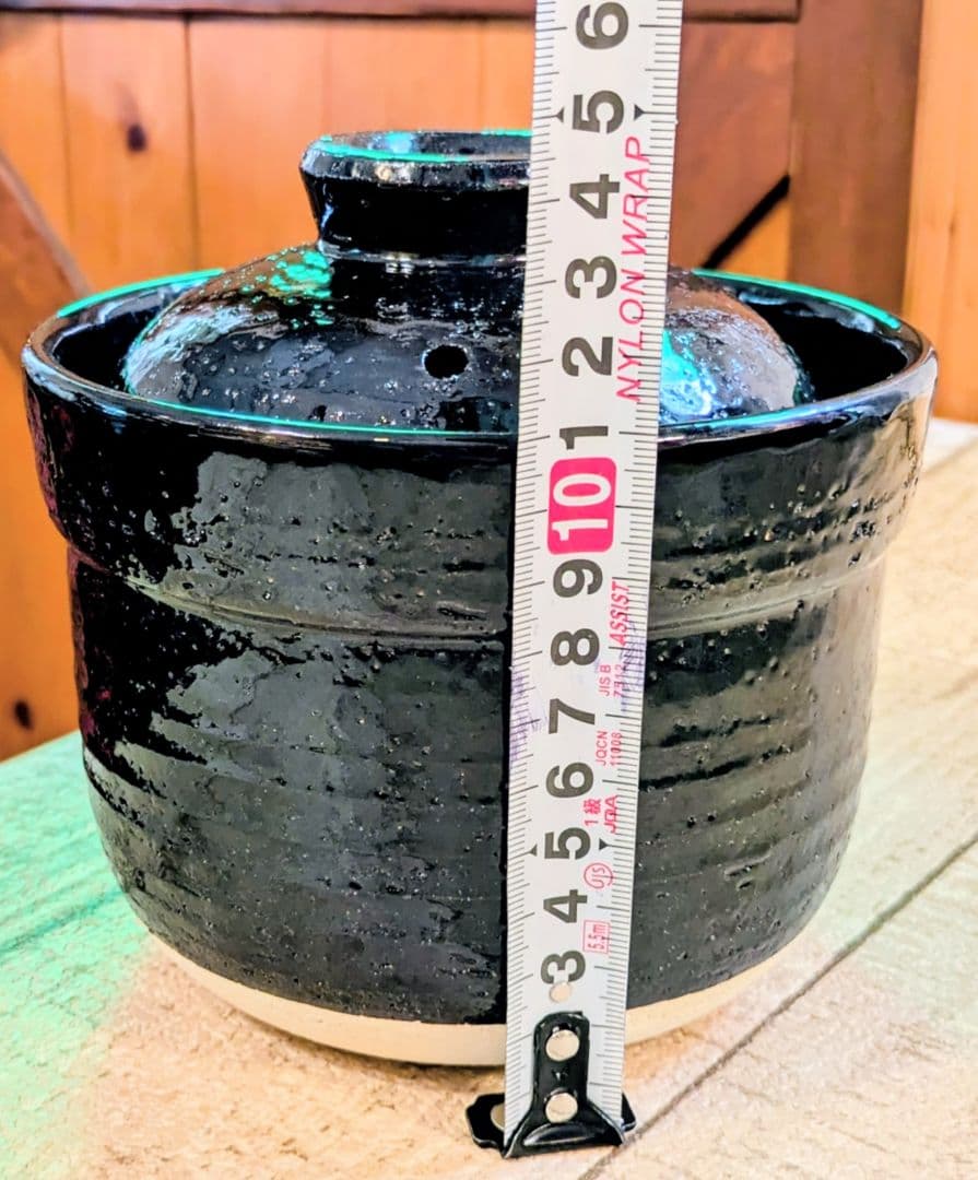 ❤️「伊賀の匠」電子レンジ専用伊賀焼黒土鍋 ❤️1938