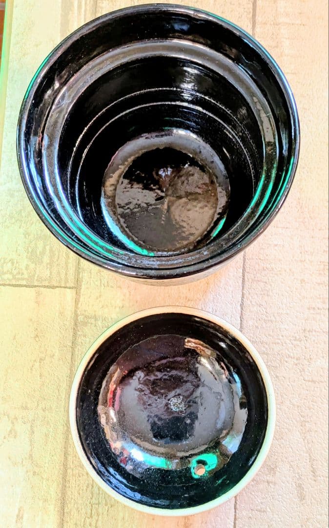 ❤️「伊賀の匠」電子レンジ専用伊賀焼黒土鍋 ❤️1938