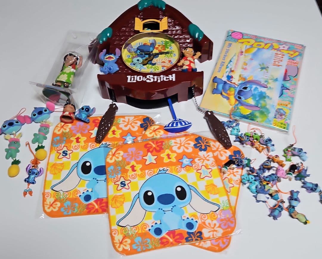 リロ&スティッチ　まとめ売り　ディズニー　スクランプ　　キャラクター　時計