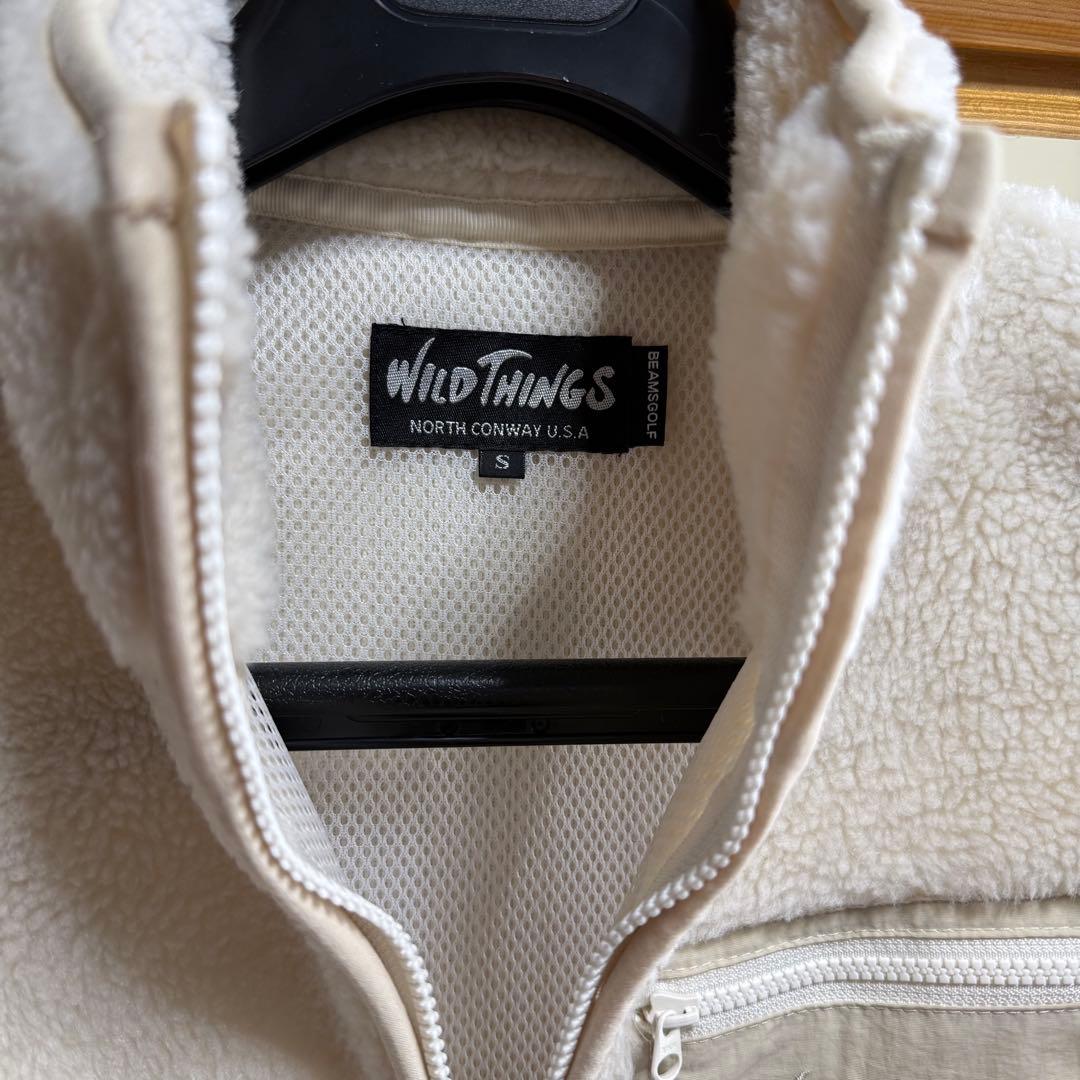 WILD THINGS BEAMS GOLF ボア ベスト sizeS 美品