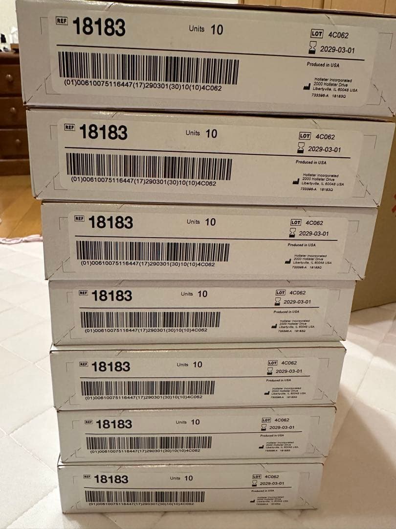 ホリスター　ストーマ　10枚×5箱（＋8枚おまけ）