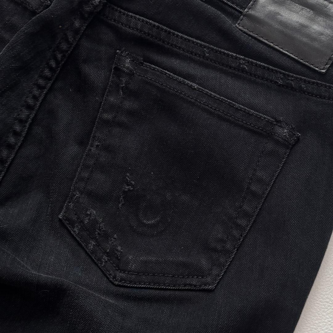 新品 R13 alison skinny ブラックデニム イタリア 裾クラッシュ