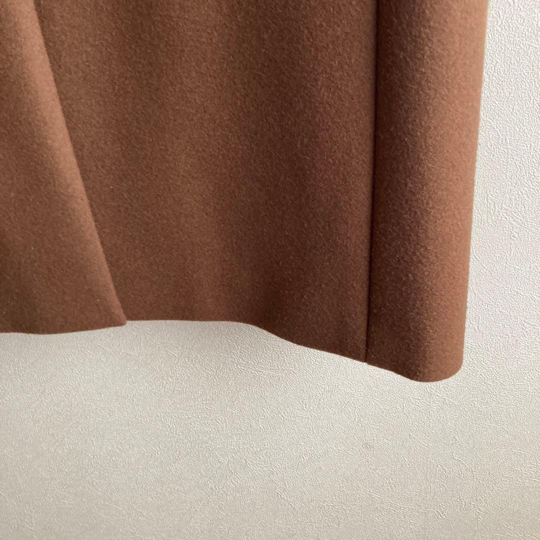 ATTACHMENT ブラウン チェスターコート　ウールカシミヤ