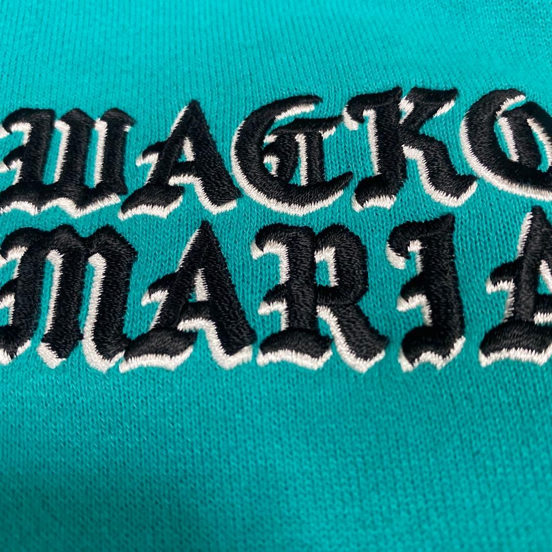 ワコマリア ミドルウエイト フーディー ターコイズ Lパーカーティファニーブルー