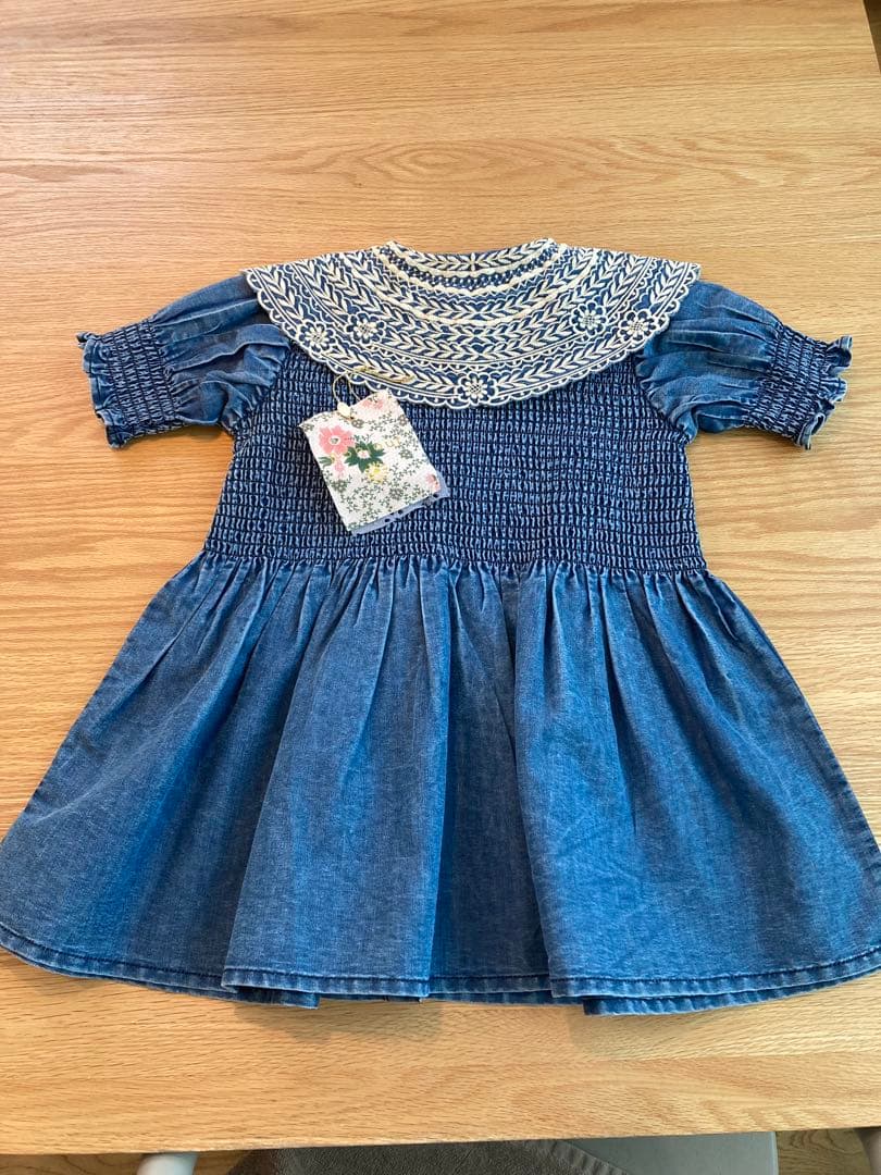 【新品】bonjour diary デニムチュニック4Y