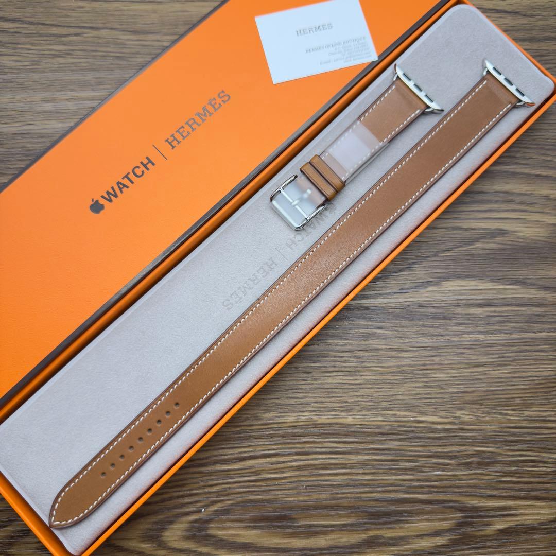 3020 未使用　Apple Watch エルメス　ブラウン　ドゥブルトゥール