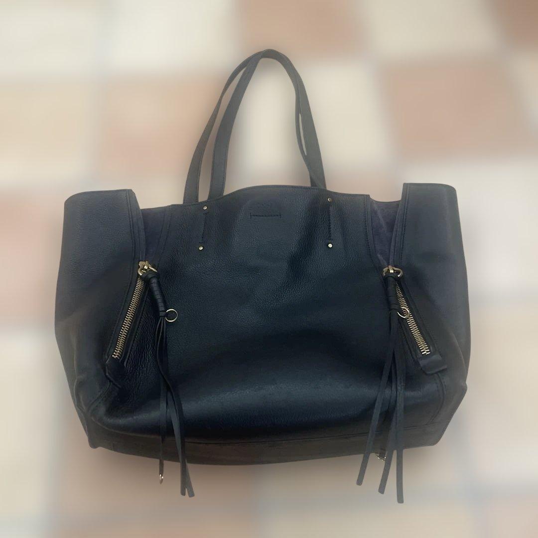 Chloé トートバッグ 黒 レザー