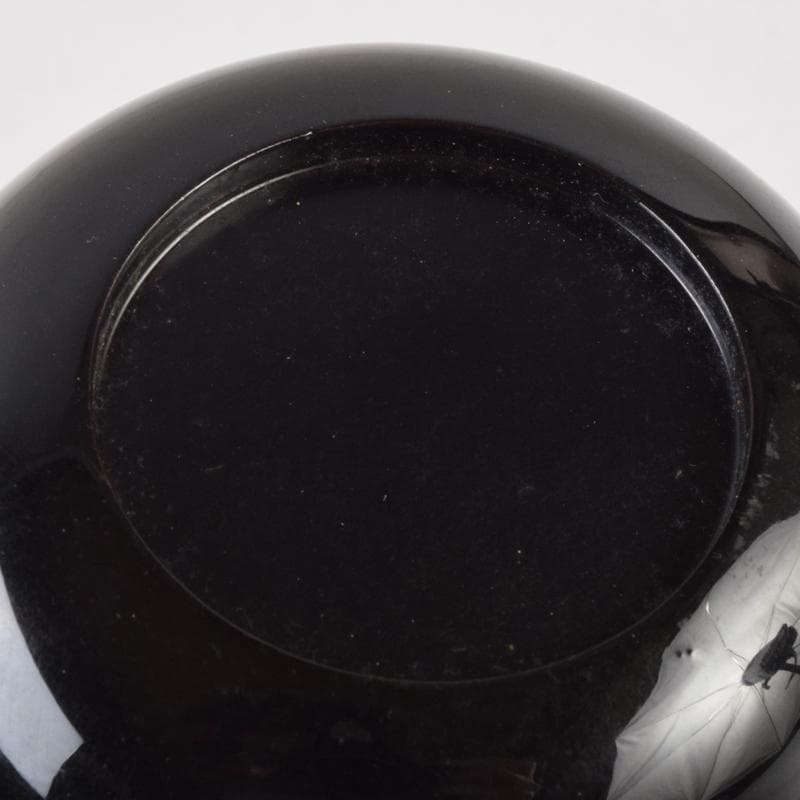 茶道具　輪島塗　荒井喜峰作　藤蒔絵　大棗　共箱　V　9102