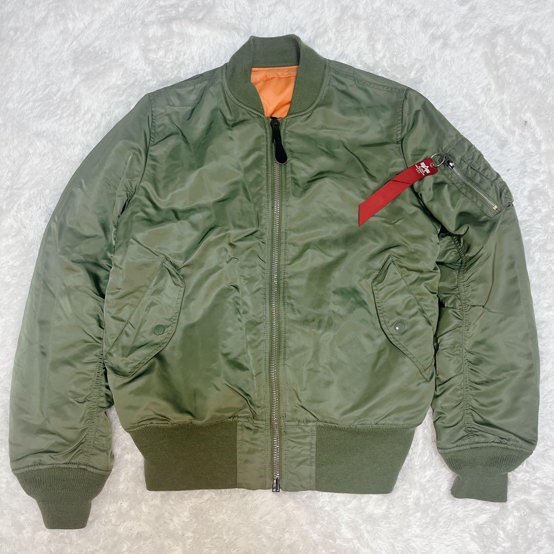 ALPHA INDUSTRIES MA-1 フライトジャケット y2k 短丈 L