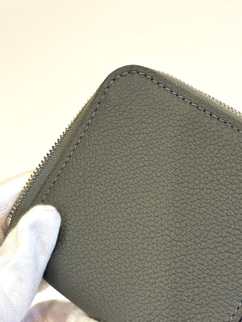 ほぼ未使用 W刻印 HERMES アザップ ミニ シルクイン ケース