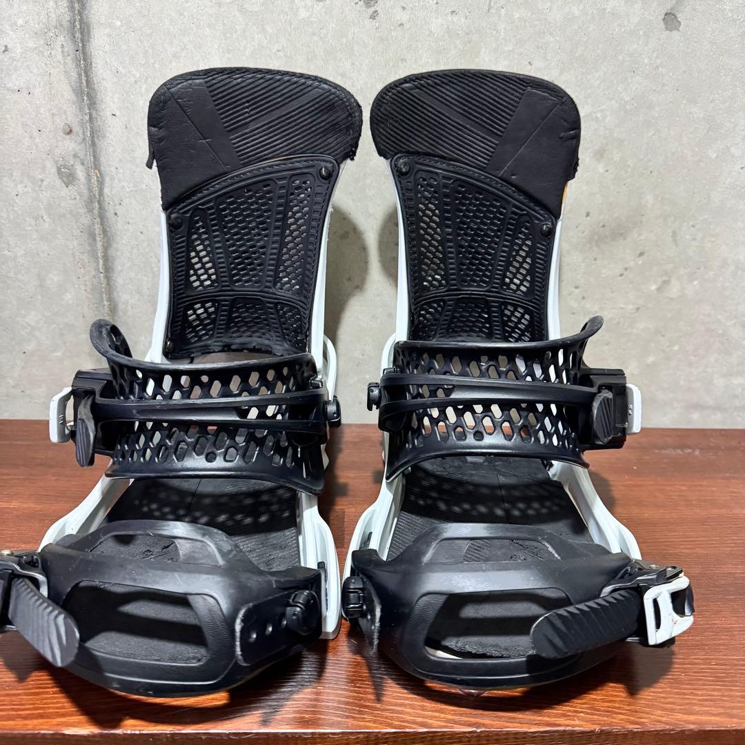 BURTON MALAVITA ホワイト スノーボードビンディング　21-22