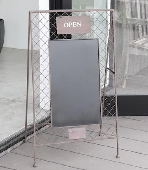 ブロア メッシュサインボード 看板 コベントガーデン アイアン 什器 US-46