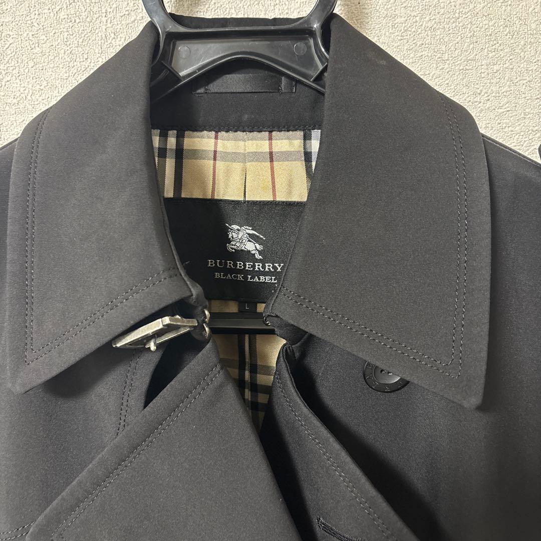 バーバリー　トレンチコート　ブラック　L