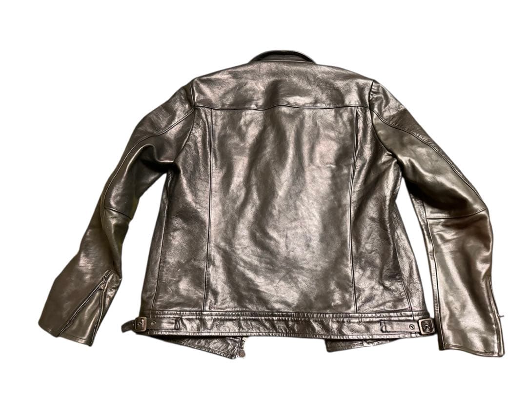 希少サイズ4 attachment レザーライダース　アタッチメント　馬革