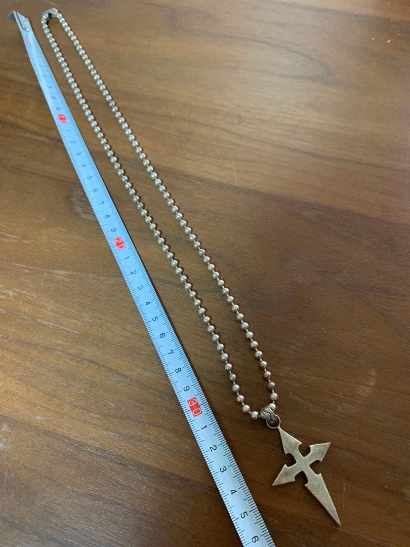 シルバー 925クロス型ペンダント ネックレス