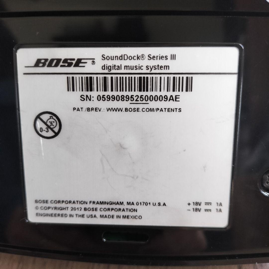 美品✨BOSE SoundDock Series Ⅲ ボーズ サウンドドック