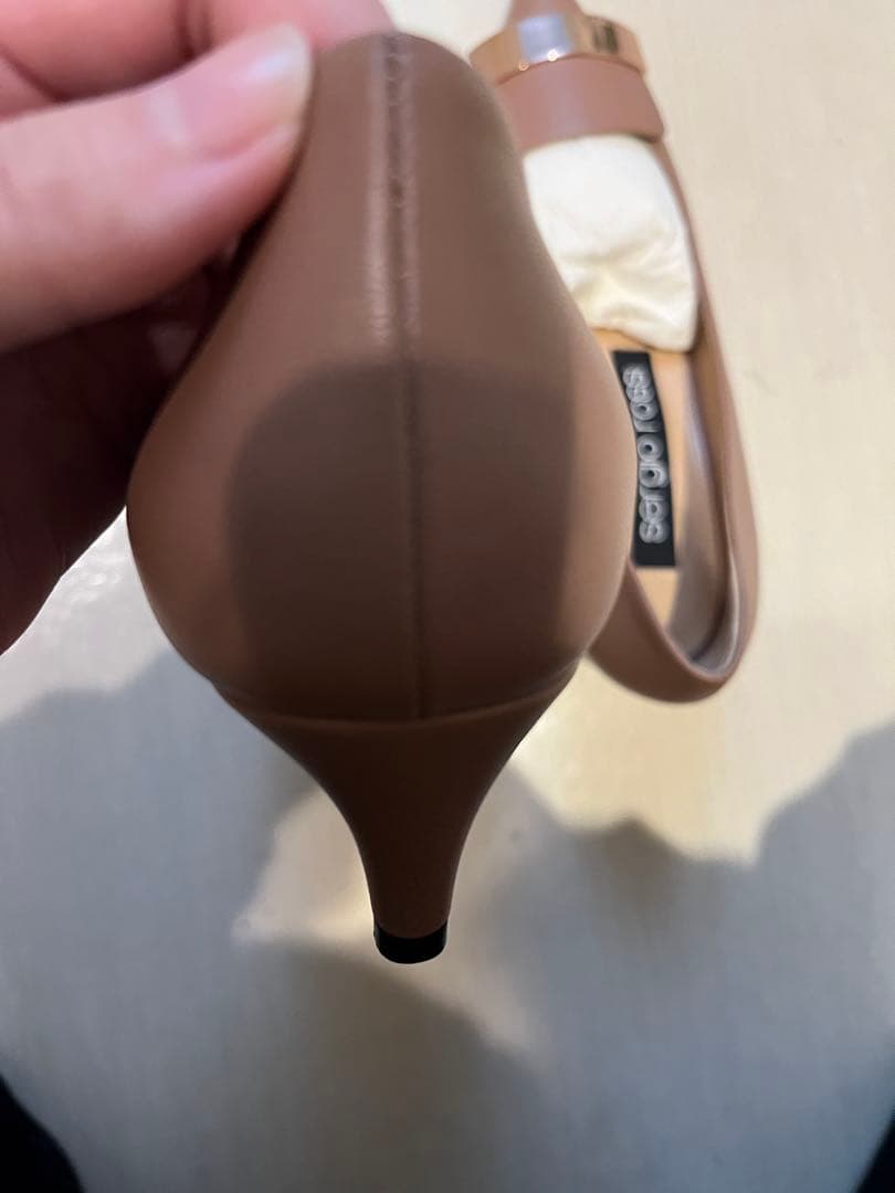 sergio rossi ベージュ sr1 サイズ36.5 4.5cmヒール