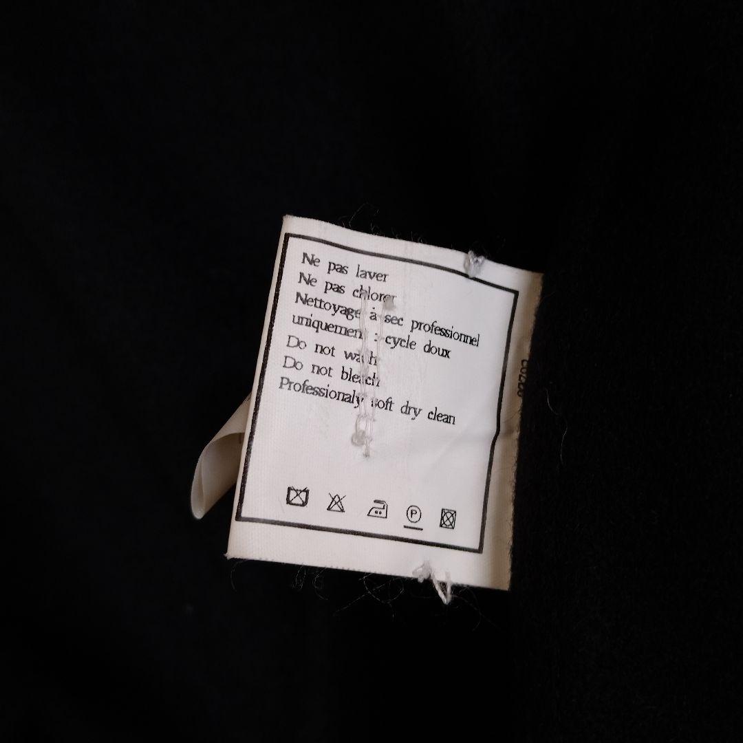 シャネル ロングコートカシミヤ100 金ボタン ダブルブレスト Aライン A94