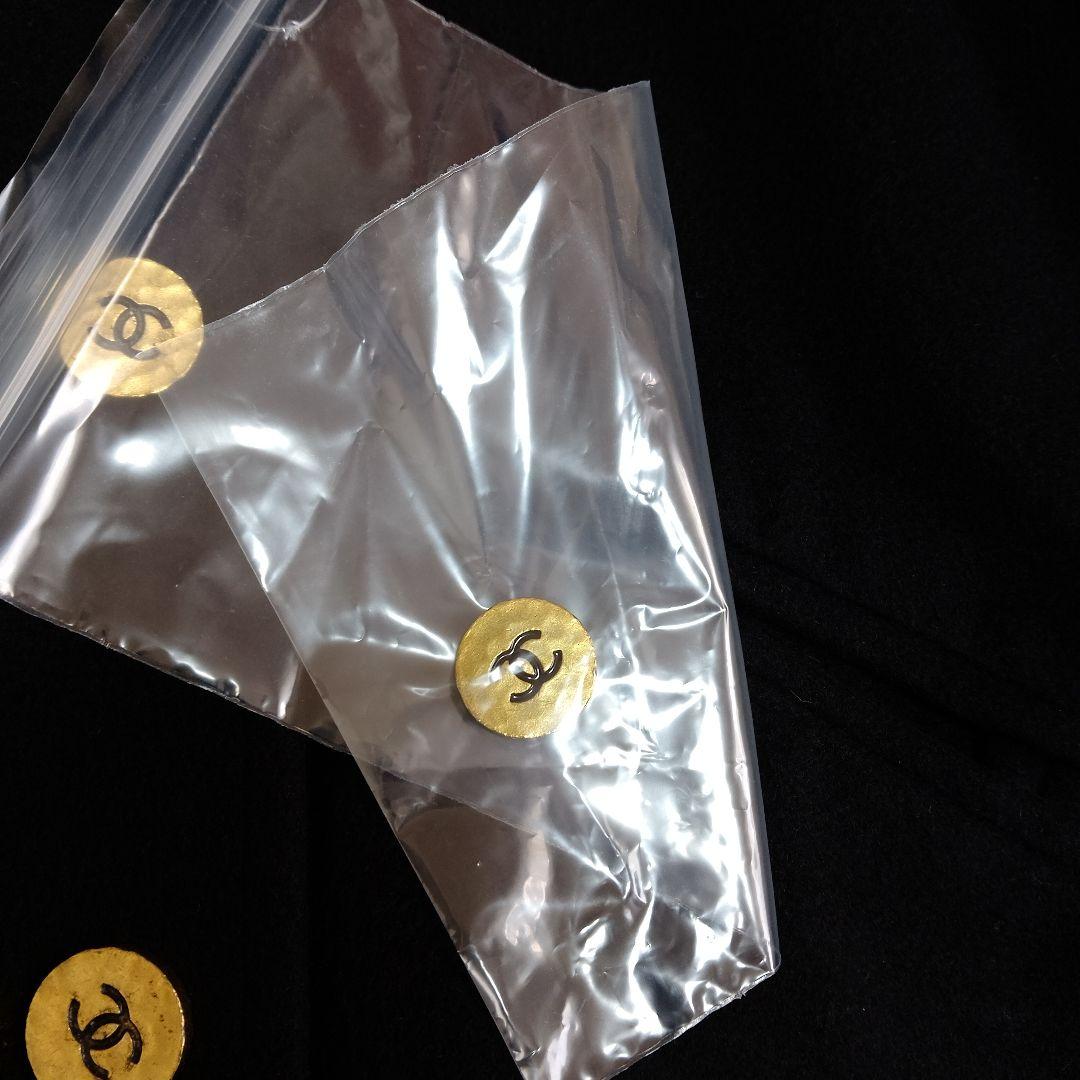 シャネル ロングコートカシミヤ100 金ボタン ダブルブレスト Aライン A94