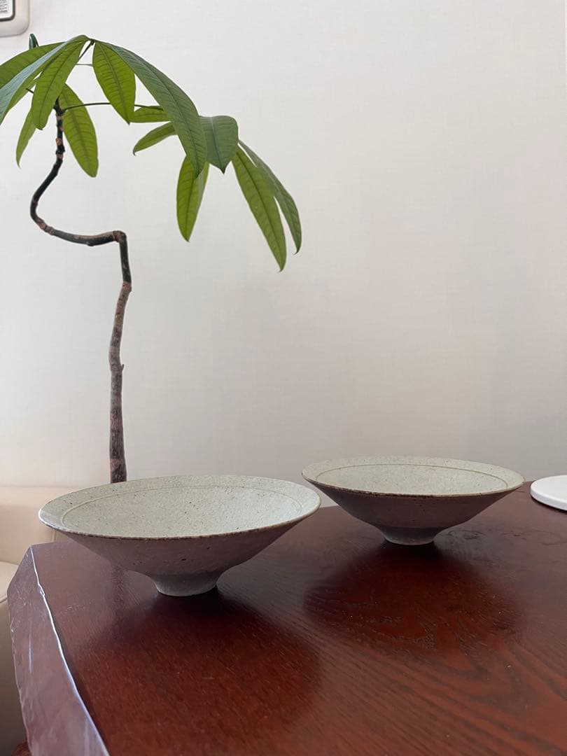 小林耶摩人 7寸鉢 セット 粉引