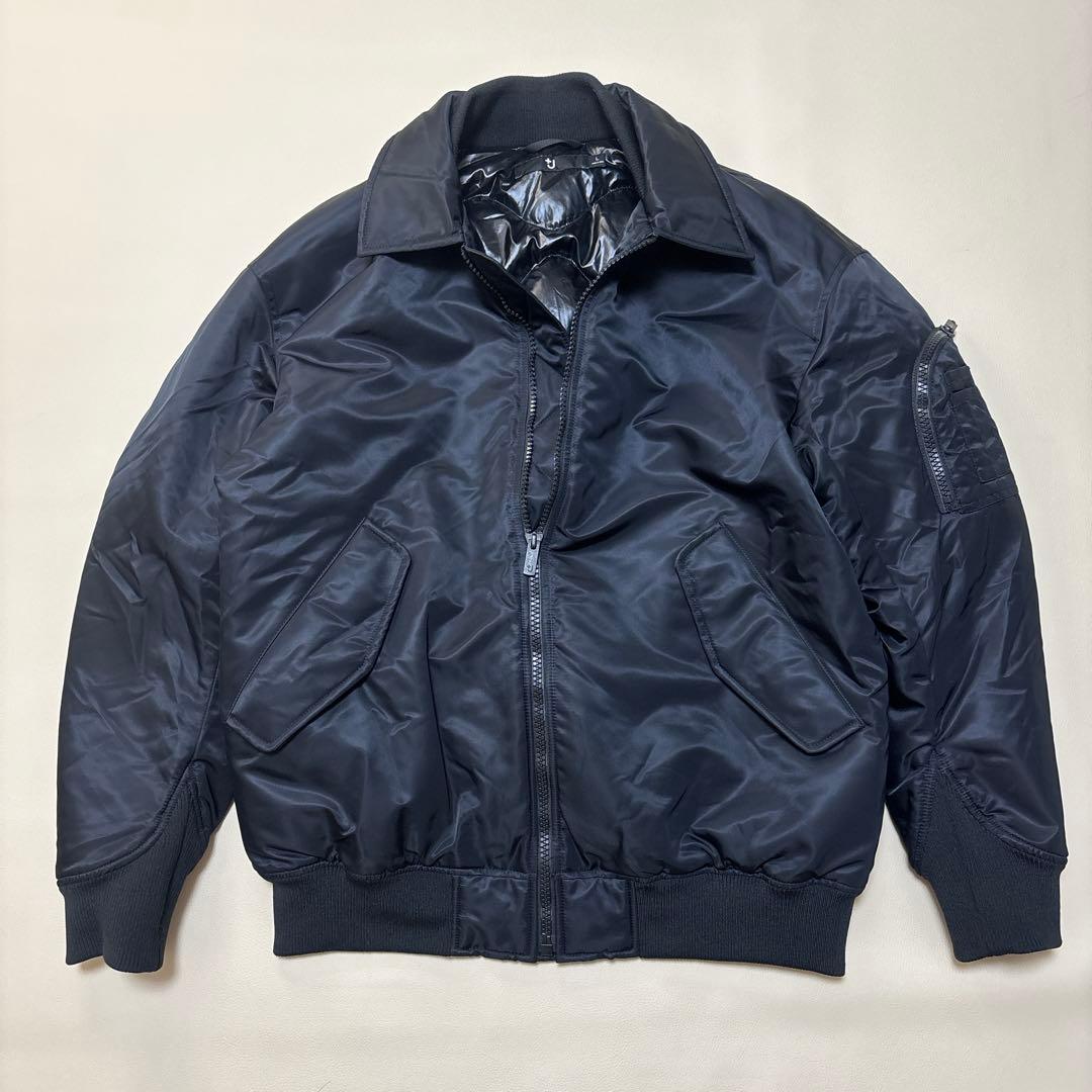 ユニクロ UNIQLO +J ダウンオーバーサイズリブブルゾン 黒　Lサイズ