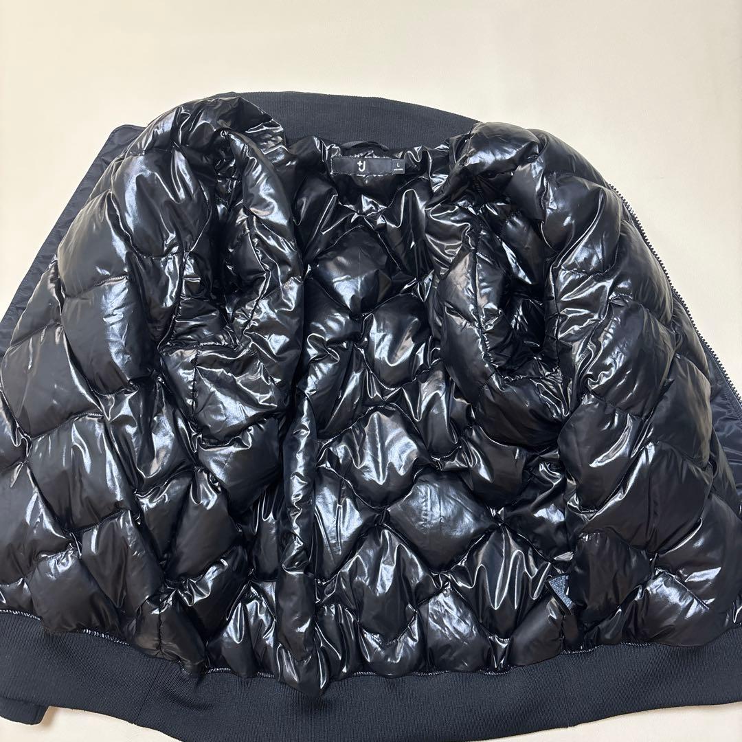 ユニクロ UNIQLO +J ダウンオーバーサイズリブブルゾン 黒　Lサイズ