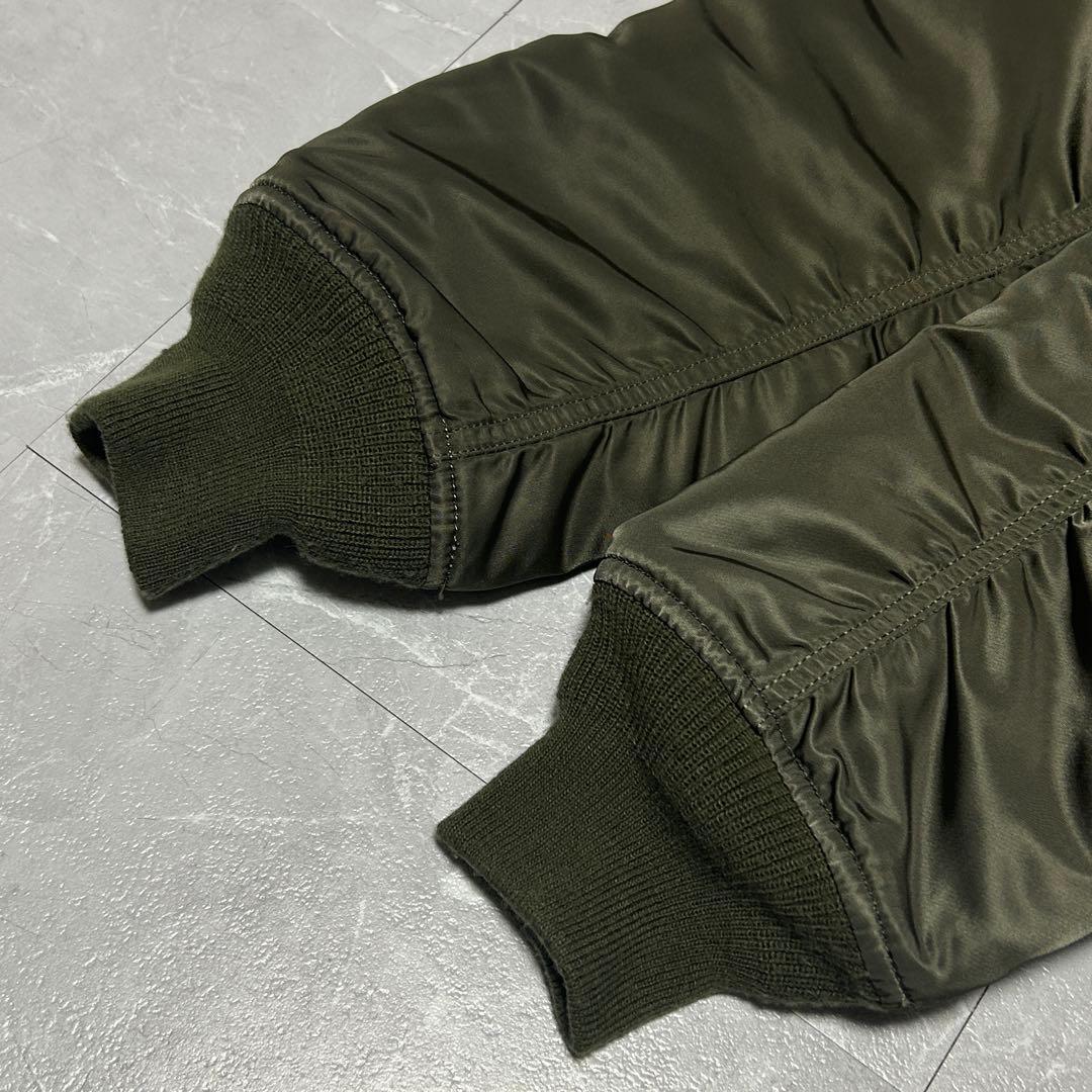 【ALPHA】MA-1 フライトジャケット カーキ 赤タグ JAPANSPEC