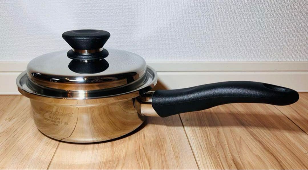 【新品未使用】Amway アムウェイ 小ソースパン 鍋 18/8ステンレス