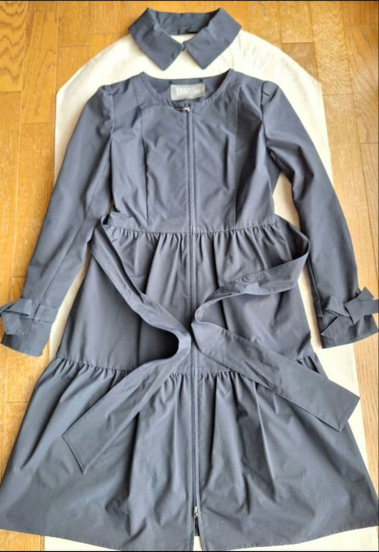 【FRANCO FERRARO 】スプリングコート リボン　M　可愛い　極美品